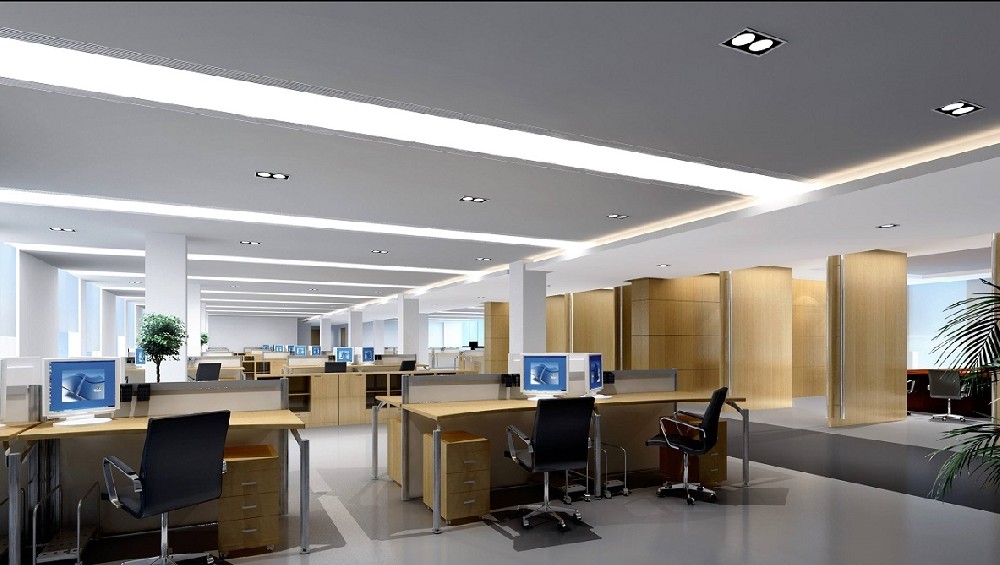 办公室设计照明方案：营造适宜工作氛围